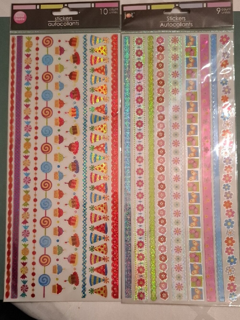 Bundle Of Scrapbook Supplies, Stickers, Photo Corners, Alphabet Stamps And More - Picture 4 of 7